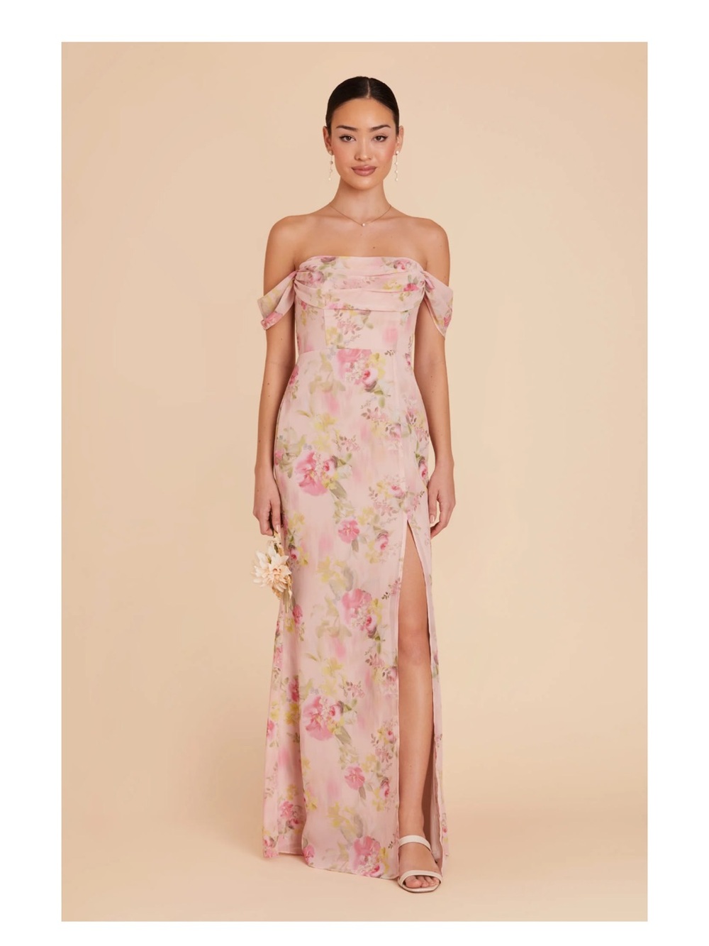 Birdy Grey Mira chiffon dress- vintage pink floral